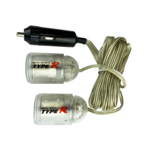 Προέκταση Αναπτήρα Διπλή Με Καλώδιο 185cm 12 Volt TR-2612 1 Τεμάχιο