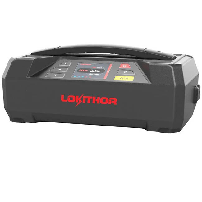 Εκκινητής Μπαταριών Αυτοκινήτου, Φορτιστής & Διαγνωστικό Μπαταριών, Powerbank, Φακός Led 5 Σε1 Lokithor JTC4250 LifePO4 12 Volt 4250A 1 Τεμάχιο - Image 3