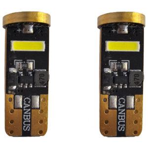 Λάμπες T10 3 Led Canbus 12V – 24V 2 Τεμάχια