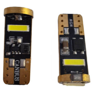 Λάμπες T10 3 Led Canbus 12V – 24V 2 Τεμάχια