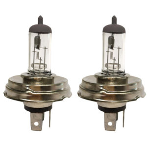 ΛΑΜΠΑ H4P43T ΛΕΥΚΟ 12V 60/55W 3500Κ 2 Τεμάχια