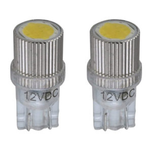 Λάμπες T10 Led 12V 1W Λευκές Racesport Lit0237 2 Τεμάχια