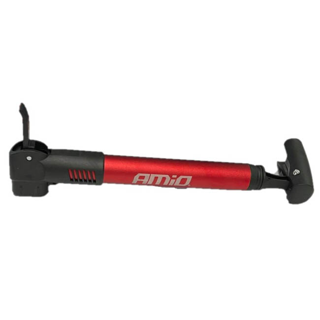 Τρόμπα Αέρος Χειρός Αλουμινίου Ποδηλάτου Και Αυτοκινήτου Amio PU01 28cm 1 Τεμάχιο - Image 7
