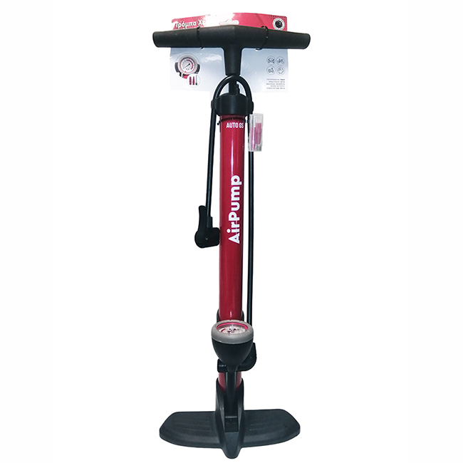 Τρόμπα Αέρος Χειρός Αλουμινίου Με Μανόμετρο 5Bar 170PSI 1 Τεμάχιο - Image 6