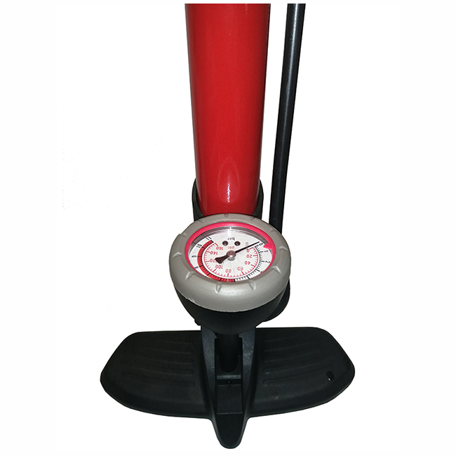 Τρόμπα Αέρος Χειρός Αλουμινίου Με Μανόμετρο 5Bar 170PSI 1 Τεμάχιο - Image 5