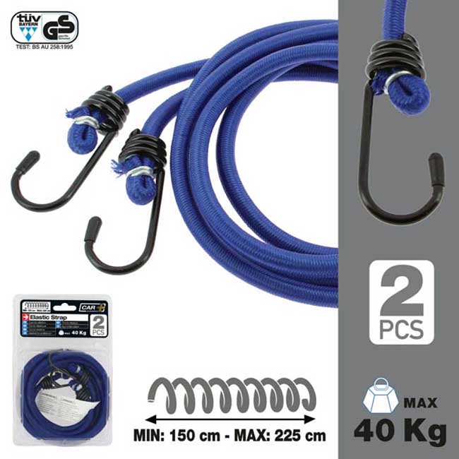 Χταπόδια Πρόσδεσης Ελαστικά Super Με Μεταλλικό Γάντζο 10mm X 1 Μέτρο 2 Τεμάχια - Image 6