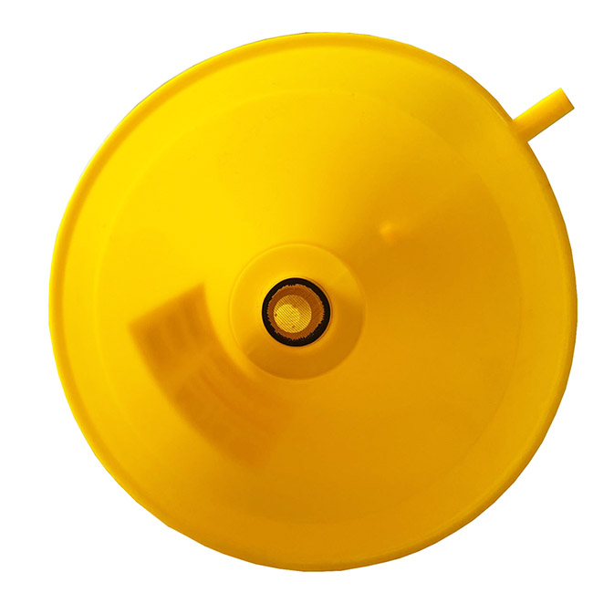 Χωνί Διπλό Πλαστικό Κίτρινο 1 Τεμάχιο - Image 2