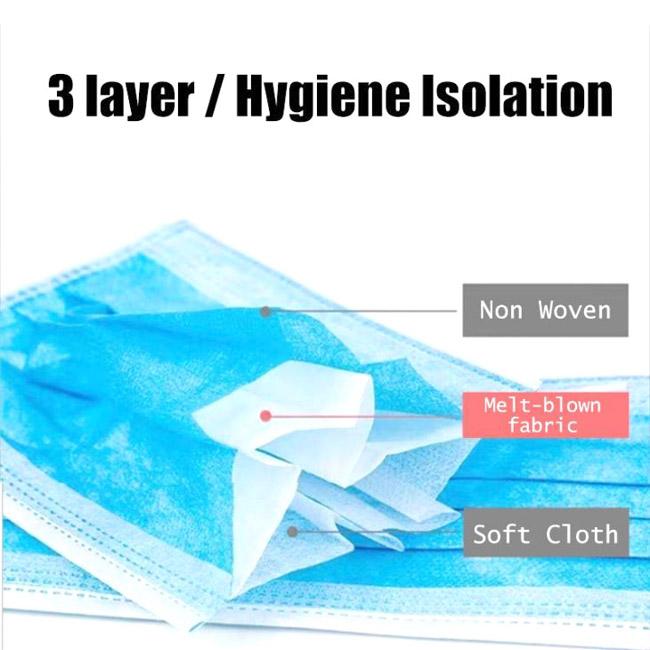 Μάσκα τύπου χειρουργική 50 Τεμάχια - Image 5