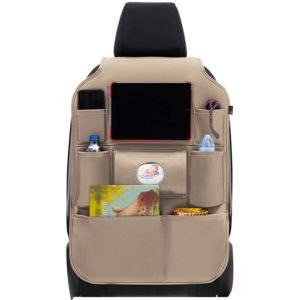 Θήκη Οργάνωσης – Organizer Πλάτης Καθίσματος Αυτοκινήτου Otom Exclucive Από Τεχνόδερμα Μπεζ Χρώμα 77,5cm x 49cm Universal 1 Τεμάχιο ORG-103 1 Τεμάχιο