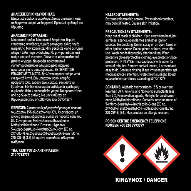 Αφρός Γυαλίσματος & Συντήρησης Ελαστικών Feral 500ml 1 Τεμάχιο 1 Τεμάχιο - Image 2