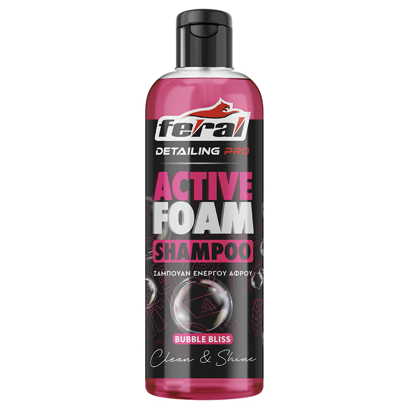 Σαμπουάν Ενεργού Αφρού Αυτοκινήτου Με Άρωμα Bubble Bliss Feral Detailing Pro 500ml 1 Τεμάχιο