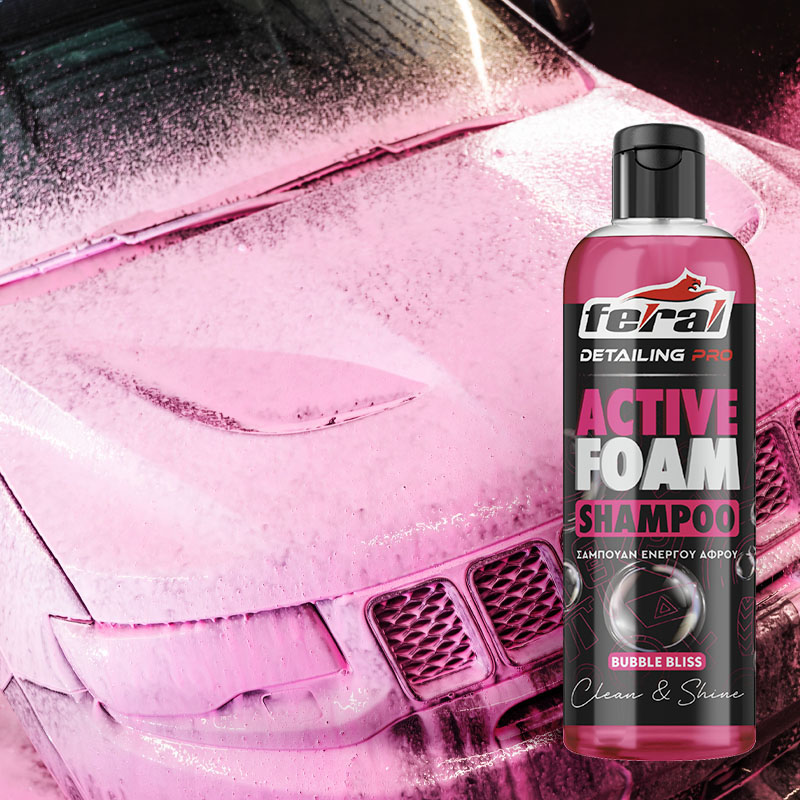Σαμπουάν Ενεργού Αφρού Αυτοκινήτου Με Άρωμα Bubble Bliss Feral Detailing Pro 500ml 1 Τεμάχιο - Image 2