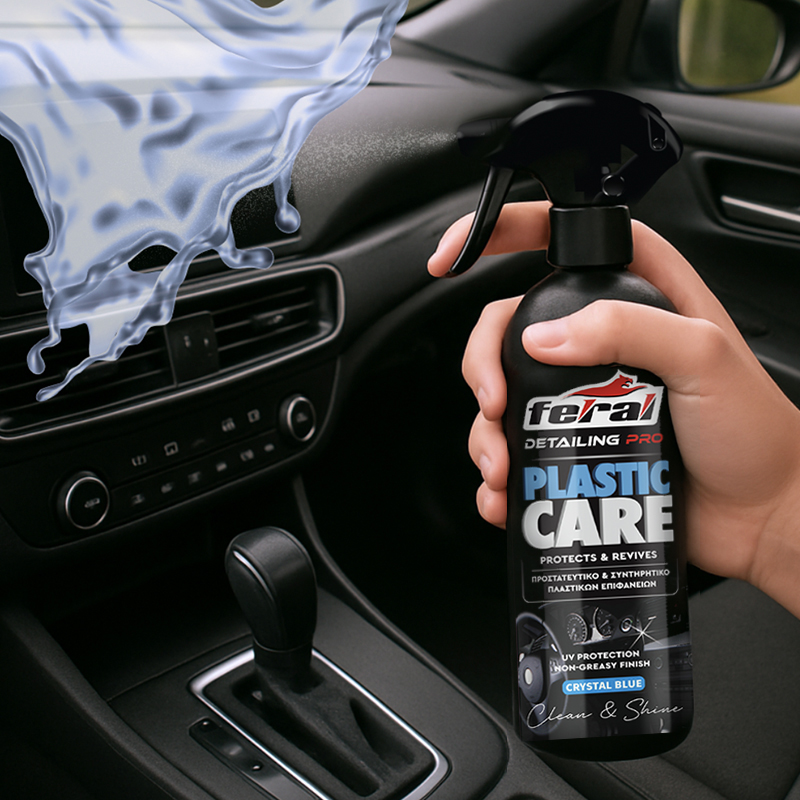 Γυαλιστικό Και Συντηρητικό Γαλάκτωμα Πλαστικών Crystal Blue Feral Detailing Pro 500ml 1 Τεμάχιο - Image 2