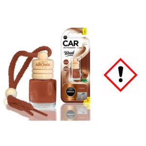Αρωματικό Αυτοκινήτου Κρεμαστό Μπουκαλάκι Με Ξύλινο Καπάκι Aroma 6ml Με Άρωμα Coco S54460