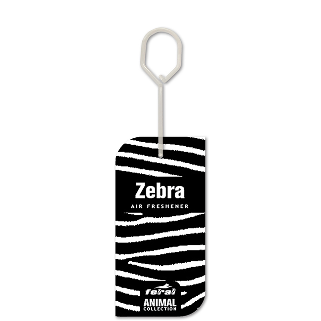 Αρωματικό Αυτοκινήτου Κρεμαστό Feral Animal Collection Zebra 1 Τεμάχιο - Image 3
