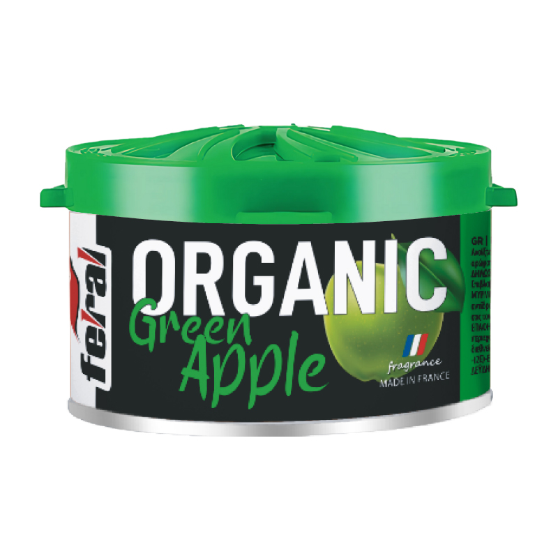 Αρωματικό Αυτοκινήτου Κονσέρβα Feral Με Άρωμα Green Apple 40gr 1 Τεμάχιο