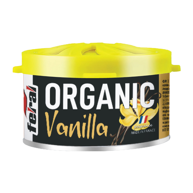 Αρωματικό Αυτοκινήτου Κονσέρβα Feral Με Άρωμα Vanilla 40gr 1 Τεμάχιο