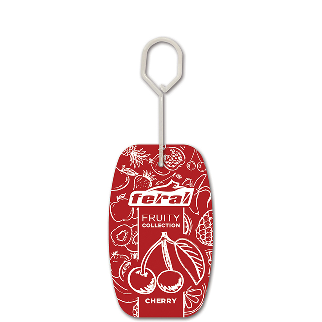 Αρωματικό Αυτοκινήτου Κρεμαστό Feral Fruity Collection Cherry 1 Τεμάχιο - Image 3