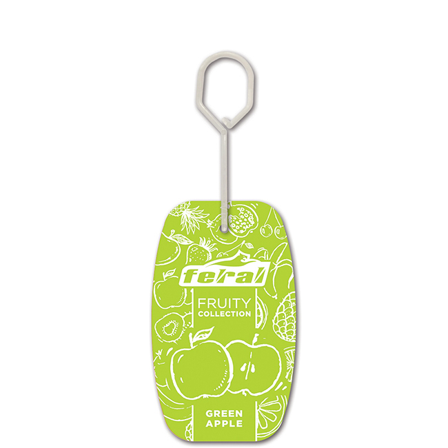 Αρωματικό Αυτοκινήτου Κρεμαστό Feral Fruity Collection Green Apple 1 Τεμάχιο - Image 3