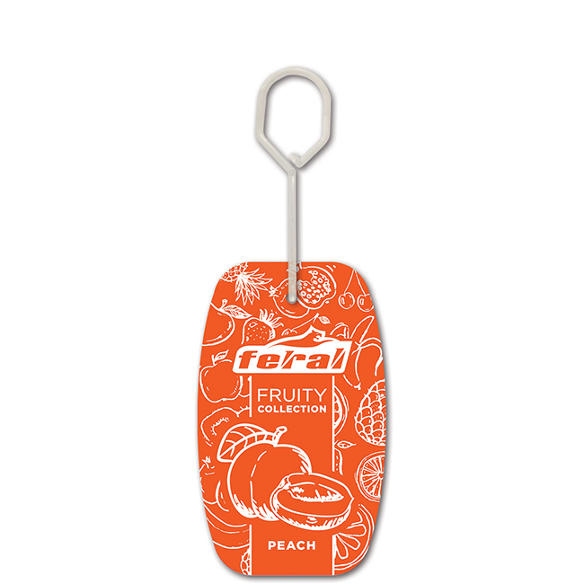 Αρωματικό Αυτοκινήτου Κρεμαστό Feral Fruity Collection Peach 1 Τεμάχιο - Image 3