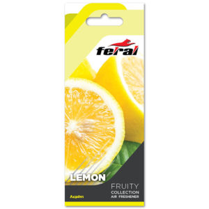 Print Αρωματικό Αυτοκινήτου Κρεμαστό Feral Fruity Collection Lemon 1 Τεμάχιο