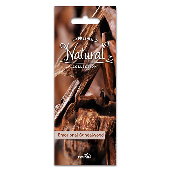 Αρωματικό Αυτοκινήτου Κρεμαστό Feral Natural Collection Sandalwood 1 Τεμάχιο - Image 2