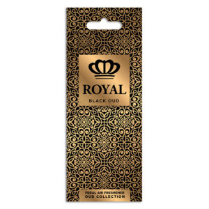 ROYAL-KARTELA_FINNAL-PYRAMIDS Αρωματικό Αυτοκινήτου Κρεμαστό Feral Royal Collection Black Oud 1 Τεμάχιο