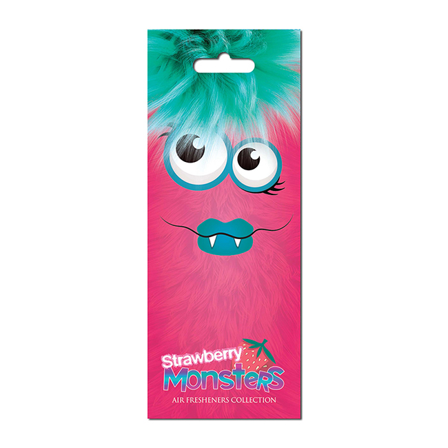 Αρωματικό Αυτοκινήτου Κρεμαστό Feral Monsters Collection Strawberry 1 Τεμάχιο - Image 2