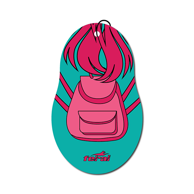 Αρωματικό Αυτοκινήτου Κρεμαστό Feral Monsters Collection Strawberry 1 Τεμάχιο - Image 3