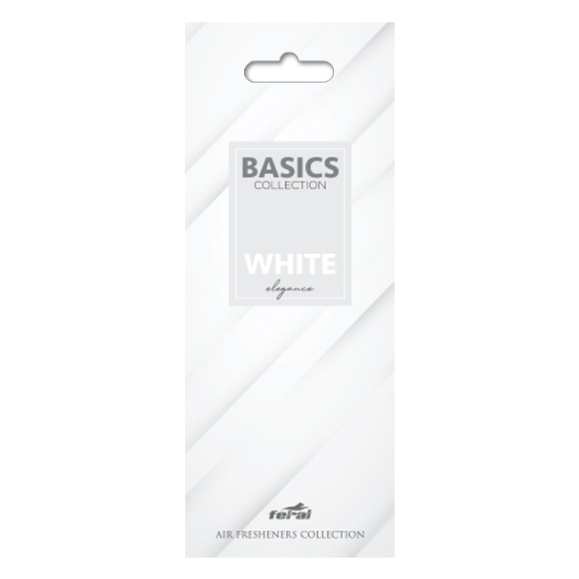 Αρωματικό Αυτοκινήτου Κρεμαστό Feral Basics Collection White Elegance 1 Τεμάχιο - Image 2