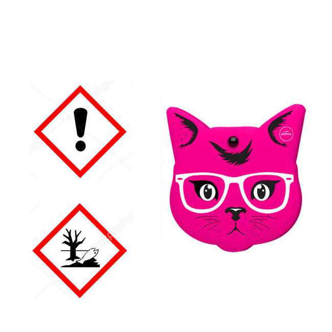 Αρωματικό Αυτοκινήτου Κρεμαστό Aroma Cat Pink Blossom 1 Τεμάχιο - Image 3