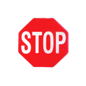 Αυτοκόλλητο Σήμα “Stop” Σμάλτο 9×8.8cm 1Τμχ