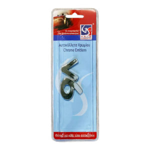 Αυτοκόλλητο Σήμα Χρωμίου 3D “V6” 6.5×3.5cm 1Τμχ