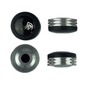 Καπάκια Exspider Για Τις Βίδες Των Πινακίδων Μαύρο – Ασημί 4Τμχ