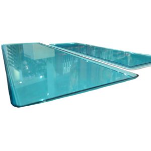 Καλύμματα Πλαστικά Για Πλαίσια Πινακίδας Παλαιού Τύπου Γαλάζια 42×12.5cm Και 33×10.5cm 2Τμχ