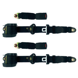 Ζώνες Ασφαλείας 3 Σημείων Αυτόματες Πισινές 280cm +24cm Ιμάντας 2 Τεμάχια