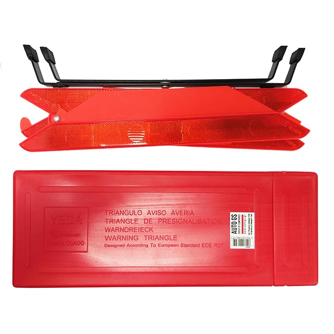 Τρίγωνο Ασφαλείας Βαρέως Τύπου 43cm Με Ευρωπαϊκή Πιστοποίηση E9 ECE 27R034051 1 Τεμάχιο - Image 4