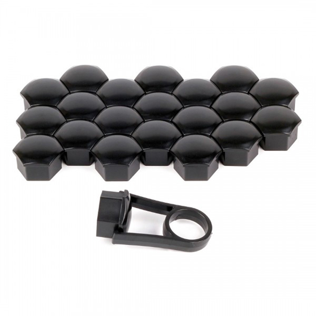 Καπάκια Για Μπουλόνια Μαύρα 19mm Σετ 20 Τεμάχια - Image 2