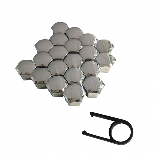 Καπάκια Για Μπουλόνια Χρωμίου 19mm Σετ 20 Τεμάχια - Image 2