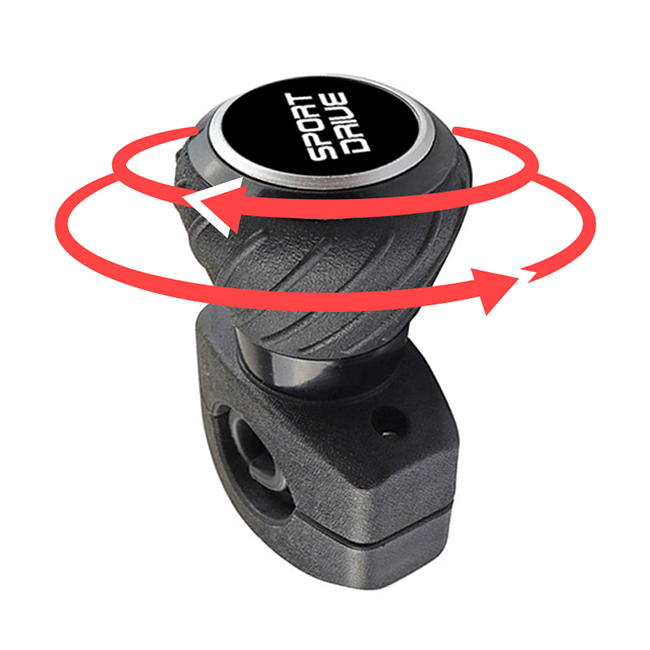 Τεμπέλης Τιμονιού Μαύρος "Spinner" 1 Τεμάχιο - Image 4