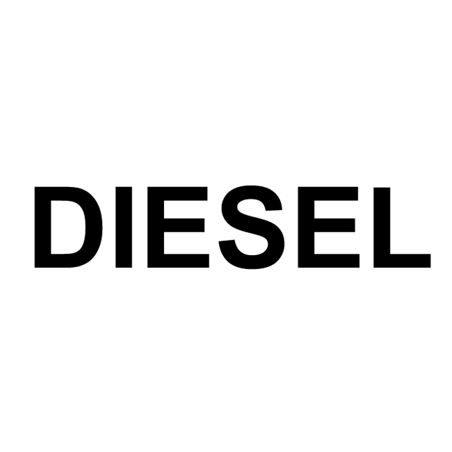 Αυτοκόλλητο Σήμα “Diesel” Μαύρο 7×1.5cm 1Τμχ