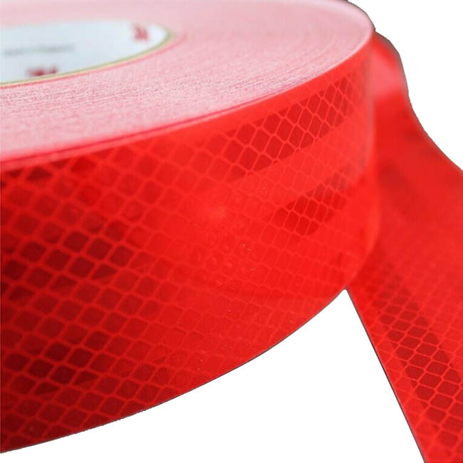 Αυτοκόλλητη Αντανακλαστική Ταινία 3M 3D Diamond Grade Κόκκινη 55mmx1m - Image 3