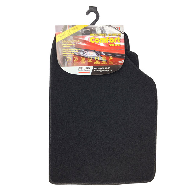 Μοκέτες Αυτοκινήτου Comfort Μαύρες 5Τμχ - Image 3