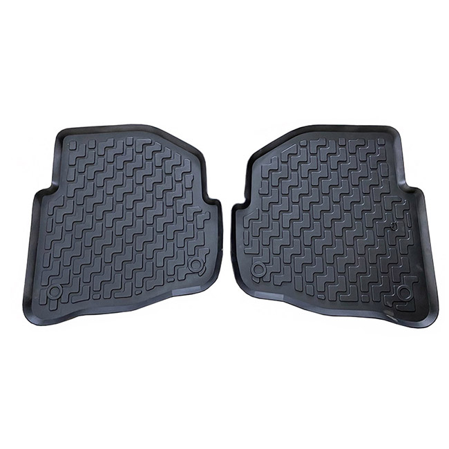 Πατάκια Αυτοκινήτου Συμβατά Με Skoda Fabia 2006+ Μαύρα 4Τμχ - Image 3