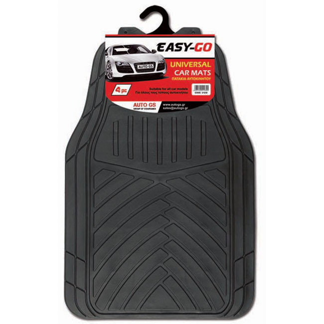 Πατάκια Αυτοκινήτου Easy Go Μαύρα 4 Τεμάχια - Image 2