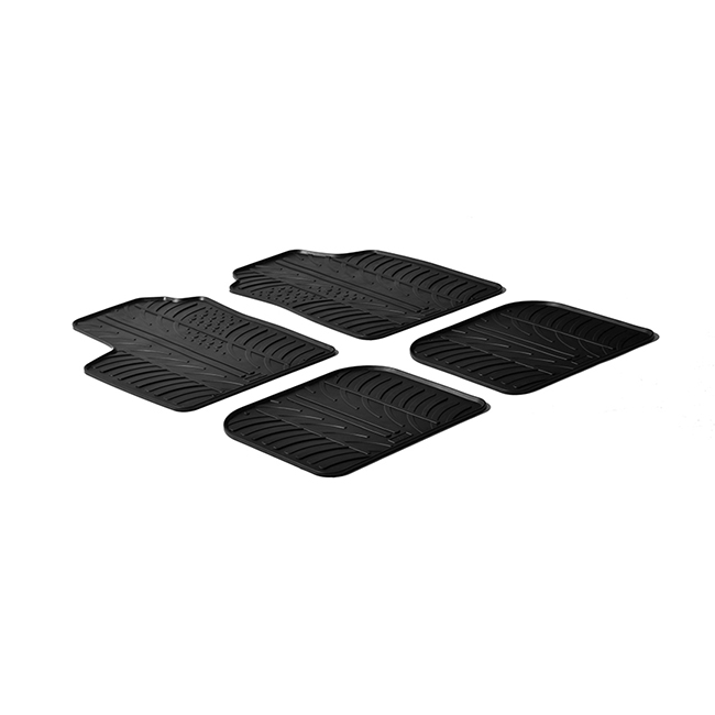 Πατάκια Αυτοκινήτου Gledring (0132) Συμβατά Με Fiat Panda 2003-2011 5D 4Τμχ