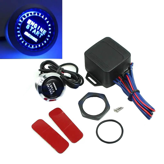 Κιτ Εκκίνησης Engine Start / Stop Pivot Illumi Starter 12V Led Μπλε 1 Τεμάχιο - Image 6