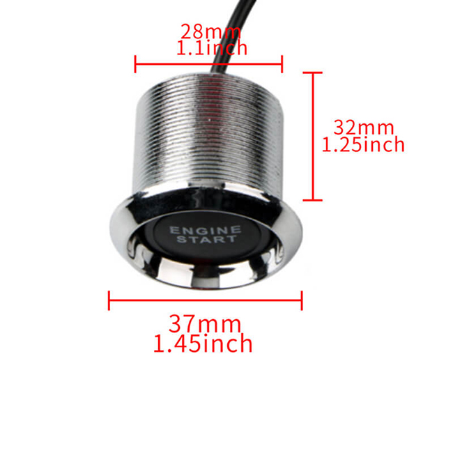 Κιτ Εκκίνησης Engine Start / Stop Pivot Illumi Starter 12V Led Μπλε 1 Τεμάχιο - Image 3