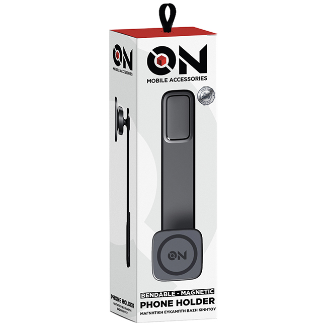 ON Mobile Accessories Βάση Κινητού Μαγνητική Και Εύκαμπτη Για Το Ταμπλό Μαύρη - Image 6