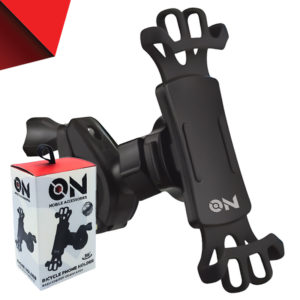 ON Mobile Accessories Βάση Κινητού Για Ποδήλατο  Μαύρη